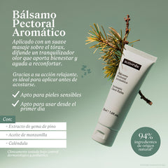 Bálsamo Pectoral Aromático para Bebé +0M 50ml