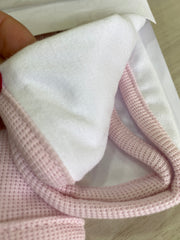Kit con 3 Babitas de Algodón Ombro/Boca Rosa