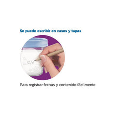 Set con 10 Vasos de Almacenamiento Philips Avent