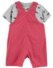 Carter's - Conjunto con 2 piezas Jardinera y remera