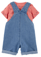 Carter's - Conjunto con 2 piezas jardinera y remera