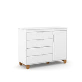 Cómoda Matic Zupy Clean Laqueado Blanco Soft Eco Wood