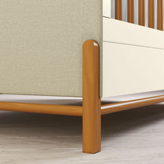 Cuna Matic Tess Laqueado Off White/Eco Wood