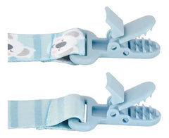 Kit Con Sujetadores De Chupetes Koala Azul