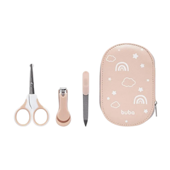 Kit Manicura Buba Con Estuche Rosa