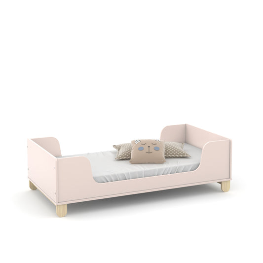 Mini Cama Matic Zupy Laqueado Rose/Natural