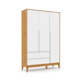 Ropero 3 Pts Matic Nature Clean Laqueado Freijo Blanco Soft Eco Wood