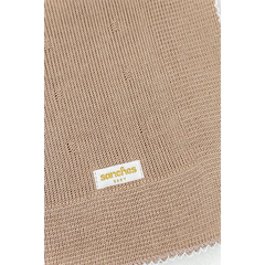 Salida de Maternidad Bordada Beige c/Blanco