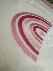 Cambiador de Cómoda Rosa Arco Iris