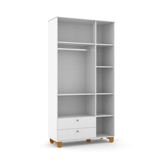 Ropero 3 Pts Matic Zupy Laq. Blanco Soft/Eco Wood