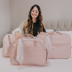 Kit Jardín Encantado Maleta + Bolso Grande + Bolso M + Mochila + Necessaire + Cambiador