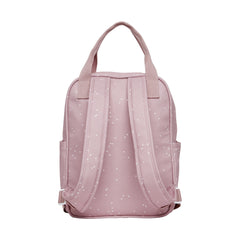 Mochila Maternidad Con Bolsillo Térmico Motitas Rose