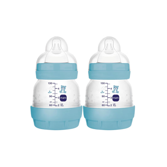 Paquete con 2 Biberones Easy Start 130ml Azul (0m)