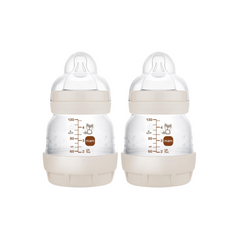 Paquete con 2 Biberones Easy Start 130ml Beige Neutro (0m)