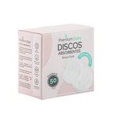 Paquete con 50 Discos Absorbentes Desechables para Lactancia