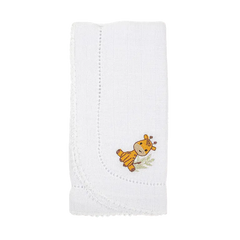 Salida de Maternidad Bordada Beige c/Blanco