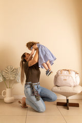 Bolso Maternidad Grande Confeti Marfil