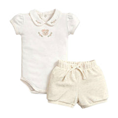Conjunto Body de Manga Corta + Shorts