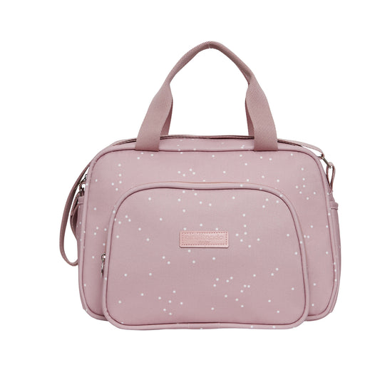 Bolso Maternidad Mediano Motitas Rose