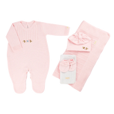 Salida de Maternidad Enterizo Rosa Liso