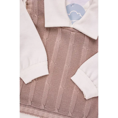 Salida de Maternidad Beige c/Off White