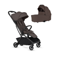 Kit Carrito Nia + Moises Plegable Silver Cross Chocolate Marrón