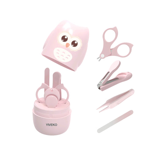 Kit de uñas para bebé Rosa