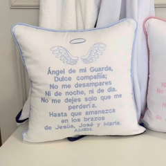 Almohada Toyana Personalizada con Oración Bordada