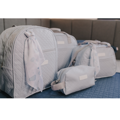 Kit Amigos Del Bosque Bolso Grande + Bolso Mediano + Mochila + Necessaire + Cambiador