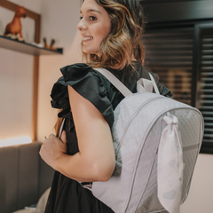 Kit Amigos Del Bosque Bolso Grande + Bolso Mediano + Mochila + Necessaire + Cambiador