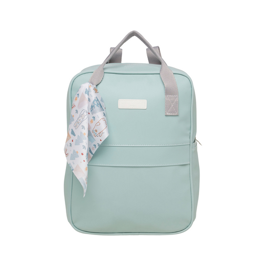 Mochila Maternidad Mediana Arco Iris Verde