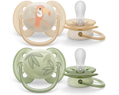 Paquete con 2 chupetes Ultra Soft 0-6m