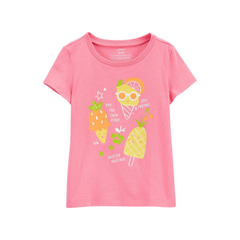 Carter's - Blusa básica con diseños de helados