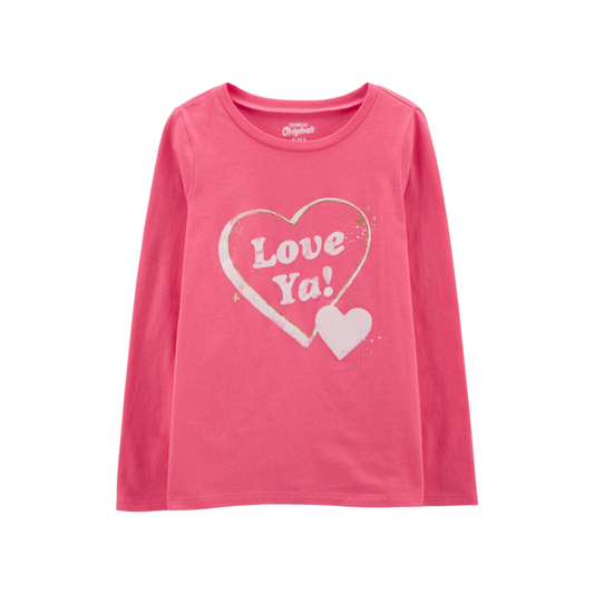 OshKosh B'gosh - Blusa con mangas largas Love Ya!