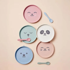 Plato De Silicona Con Ventosa Buba Gumy Rosa