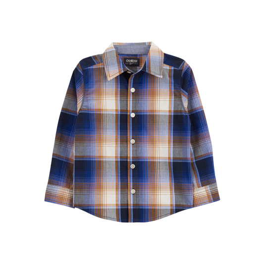 OshKosh B'gosh - Camisa cuadriculada de mangas largas
