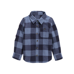 Old Navy - Camisa de franela con mangas largas