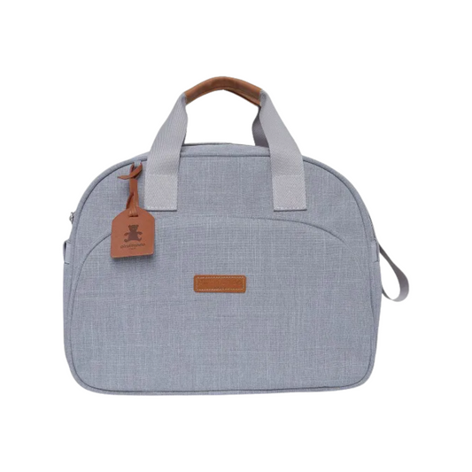 Bolso Maternidad Grande Cuidado Gris