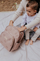 Mochila Pequeña León Caramelo