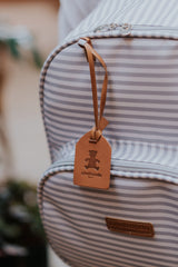 Mochila Maternidad Mediana Con Bolsillo Térmico Crecer Gris