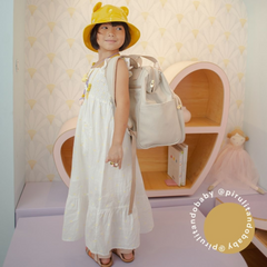 Kit Encanto Marfil Maleta + Bolso Grande + Mochila