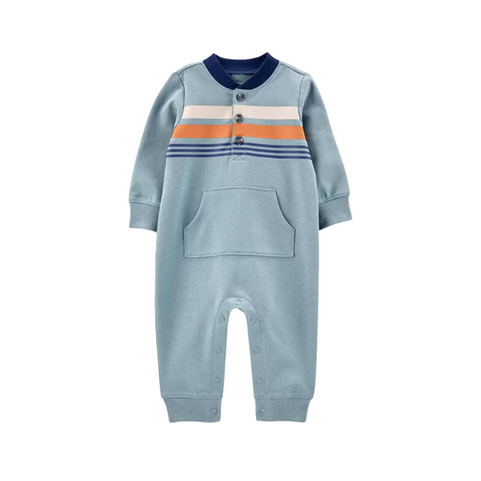 Carter's - Enterizo sin pies color azul celeste