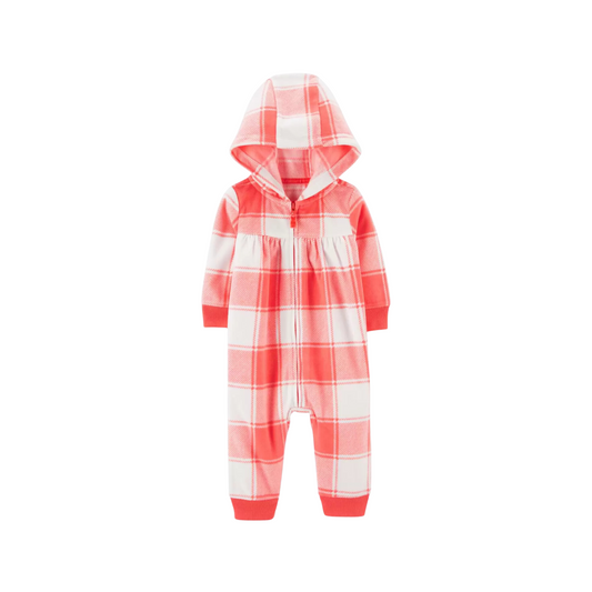 Carter's - Enterizo de micro polar con capucha