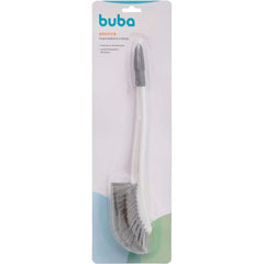 Cepillo Limpia Biberón y Tetina Buba Gris