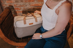 Bolso Maternidad Grande Petit Gris