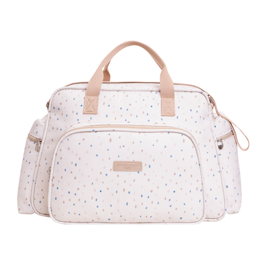 Bolso Maternidad Grande Confeti Marfil