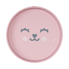 Plato De Silicona Con Ventosa Buba Gumy Rosa