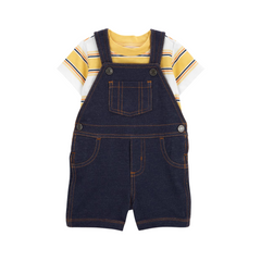 Carter's - Conjunto de 2 piezas con jardinera y remera