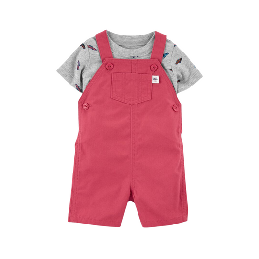 Carter's - Conjunto con 2 piezas Jardinera y remera