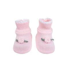 Kit Vestido Rosa C/Blanco